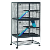 MidWest Critter Nation double-unit habitat with two levels for active small pets.