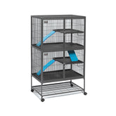MidWest Ferret Nation Double Unit with full-width doors for easy cleaning