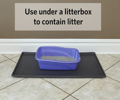 MidWest replacement pan features 1-inch high walls to contain messes.