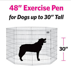 Midwest Homes for Pets exercise pen ground anchors add stability for outdoor setups