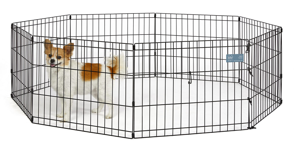 MidWest Homes for Pets exercise pen eight-panel layout for secure indoor play