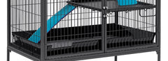 MidWest Homes for Pets Ferret Nation guard attached around pan perimeter for secure litter control