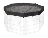 MidWest Homes for Pets octagon mesh top view provides shade and insect protection.