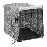 MidWest crate cover with teflon protector repels liquids.