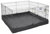 MidWest Homes for Pets square bottom fabric for easy cleanup and contained play