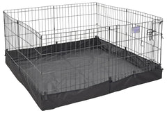 MidWest Homes for Pets square bottom fabric for easy cleanup and contained play