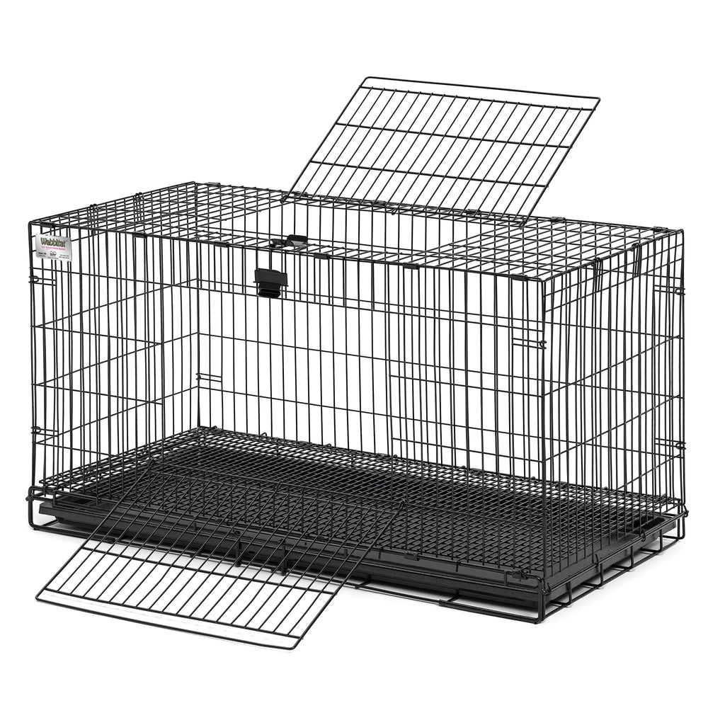 MidWest Wabbitat top door access for easy one-handed interaction with your rabbit