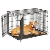 MidWest LifeStages 36-inch double-door crate for home and travel use