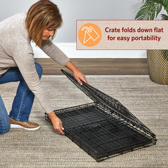 MidWest LifeStages secure slide-bolt latch with Paw Block prevents escapes