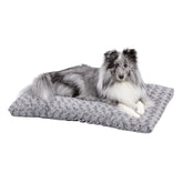 MidWest QuietTime Deluxe Ombre Swirl Bed top view with plush crate-ready resting surface