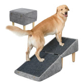 Miemie's Corner 3-in-1 dog ramp assembly enables easier bed and sofa access