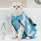 MIFNRO cat bathing bag suction cup attachment for secure bath time