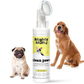 Mighty Mutt Waterless Paw Cleaner pump for quick on-the-go paw cleaning.