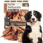 Mighty Paw Half Pig Ears dog chews in 12-pack