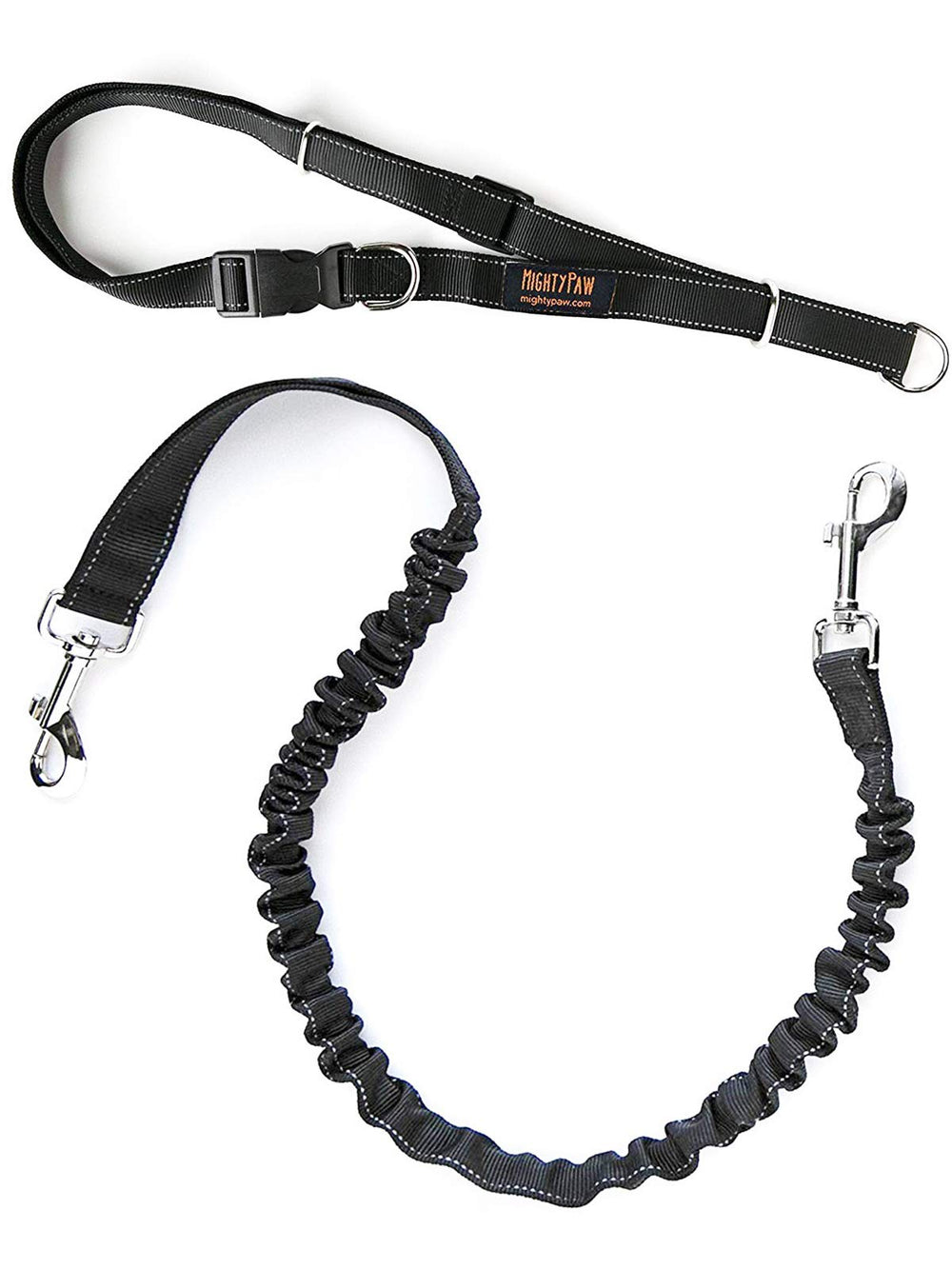 Mighty Paw Hands Free Leash Belt enables smoother hands-free walks.