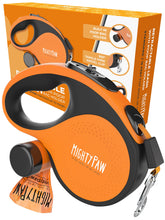 Mighty Paw retractable leash 16ft extended for safe, controlled walking.