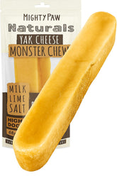 Mighty Paw Yak Cheese Chews pack for odorless, digestible snack