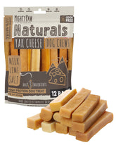 Mighty Paw Yak Cheese Sticks pack shot for a long-lasting dog chew