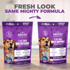 Mighty Petz MAX dog multivitamin chews closeup for daily use