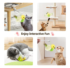 Migipaws Amakihi bird toy features flapping wings delivering lifelike motion and chirps
