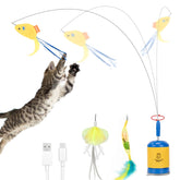 Migipaws interactive teaser base suction secures wand on floors for steady play