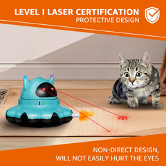 MIKK Cat Laser remote control shown for guided indoor sessions