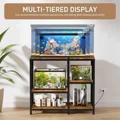 MILEFA reinforced 20mm metal frame delivers durability for long-lasting aquaria and habitat setups.