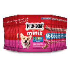 Milk-Bone Flavor Snacks Minis variety of flavors for tasty rewards.