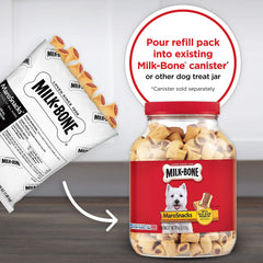 Milk-Bone MaroSnacks two 38-oz refill bags ready for stock-up.