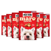 Milk-Bone MaroSnacks shell-crunch exterior delivers a satisfying chew.