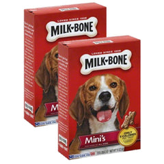 Milk-Bone Minis treats close-up, small size ideal for training rewards.