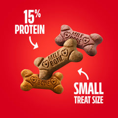 Milk-Bone peanut butter honey flavor biscuits offering tasty snack rotation