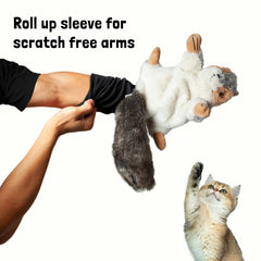 Milunova Pupr Pals arm sleeve detail reduces paw scratches during interactive sessions