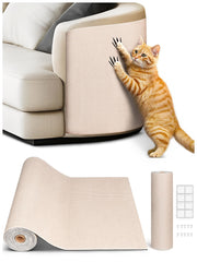 Minyii cat scratch mat on a large coverage area protecting furniture.
