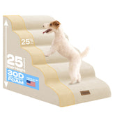 Miorun extra-wide dog stairs cover ready to provide safe access to high beds.