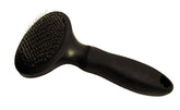 Miracle Care small slicker brush on dogs and cats for gentle undercoat grooming
