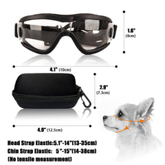 Mitubati dog goggles adjustable strap ensures a secure, comfortable fit