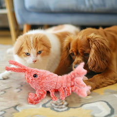 Charging indicator light shows when the Mity Rain lobster toy is ready.
