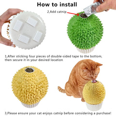 Miwoowim Catnip Feeder includes catnip to attract cats
