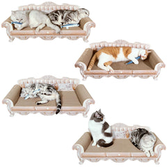 Miwoowim durable-high-density-cardboard withstands heavy scratching and play
