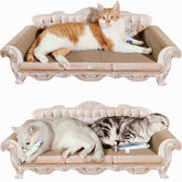 Miwoowim extra-large sofa-scratcher bed in sofa-shape for spacious lounging and scratching