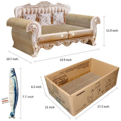 miwoowim Kitty Couch 23 inches in a modern living space for lounging