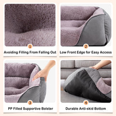MIXJOY indoor cat bed in grey for lounging