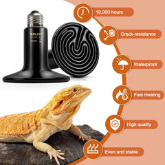 MIXJOY ceramic heat emitter fast heat response, reaching comfortable temps quickly.