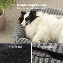 MIXJOY dog bed medium anti-slip bottom keeps bed in place during play