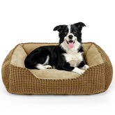 MIXJOY large dog bed front view with anti-slip bottom for stable resting