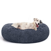 MIXJOY orthopedic donut bed outer view highlighting plush surface for cozy sleep