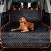 MIXJOY SUV cargo liner dogs-cover protects cargo area from pet dirt and hair.