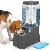 MJpepark automatic water dispenser with wide-mouth bowl for easy filling