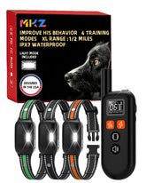 MKZ Shock Collar remote for dogs enabling effective training from distance.